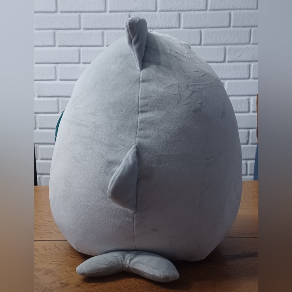 Squishmallows Gray Shark Plush with Watermelon - Picture 2 of 3